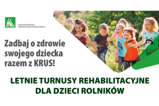Letnie turnusy rehabilitacyjne dla dzieci rolników